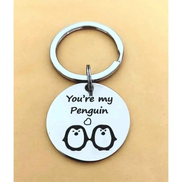 You're My Penguin Love Keychain - Picture 1 of 2